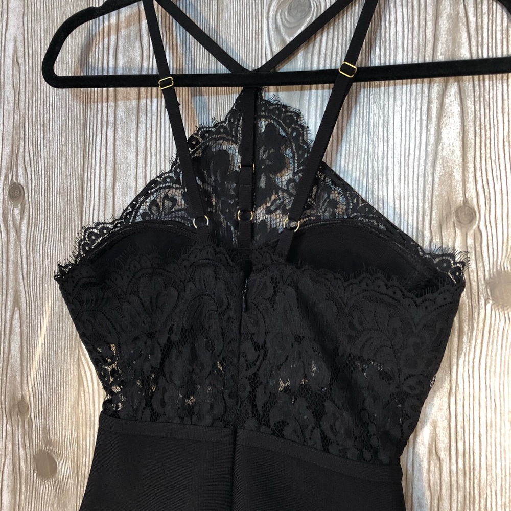 #73 Black Lace Bandage Dress Sz M - Picture 13 of 13